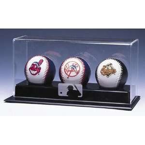  MLB Triple Ball Display Case