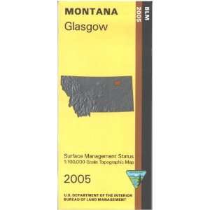  Map: Glasgow   Surface Management: BLM: Books