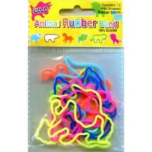  Shaped Rubber Bands Bracelets 12Pack Wild: Toys & Games
