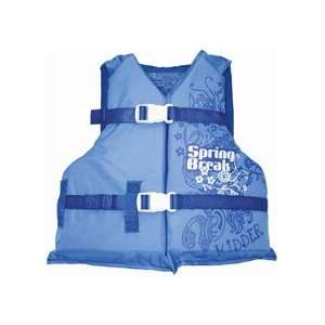  Kent Kidder youth life vest, spring break, blue/blue, 50 