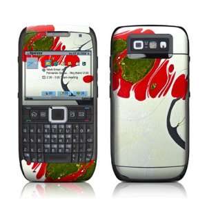  Amoeba Design Protective Skin Decal Sticker for Nokia E71 Cell 