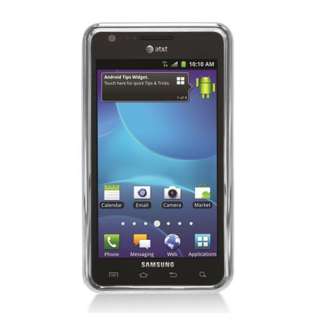   Galaxy S II AT&T/SGH i777/Attain RUBBERIZED Case With Stand White