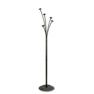  Alba Festival Coat Tree, Five Knobs, Black/Blue