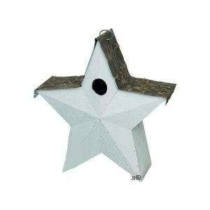  Barnstorm Country Star Birdhouse White: Patio, Lawn 