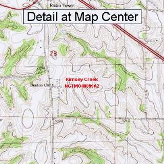  USGS Topographic Quadrangle Map   Kimsey Creek, Missouri 
