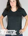   American Apparel Short Sleeve Tri Blend Womens Track T Shirt PRINTED