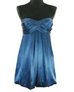  Xscape Strapless Dress with Bubble Hem: Clothing