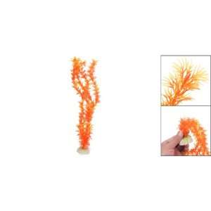  Como Ceramic Base Design 13 Length Plastic Plants Orange 