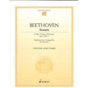    Sonata in D Major, Op. 12, No. 1 (ed. Kreisler)