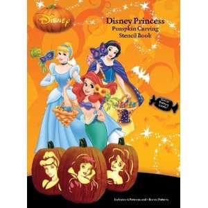   Magic Group Disney Princess Deluxe Pumpkin Carving Stencil Book: Toys