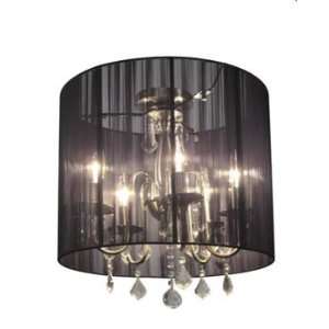   Collection Black 16 Wide Ceiling Light Fixture