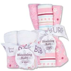  Brielle Bouquet Bib and Burp Cloth Set: Toys & Games