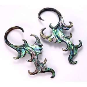 ABALONE SHELL KABHO # 4 Hanger Organic Jewelry   1.5mm   2.5mm   Price 