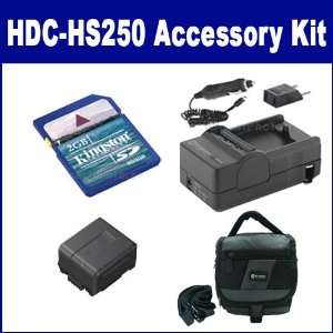 Panasonic HDC HS250 Camcorder Accessory Kit includes SDM 
