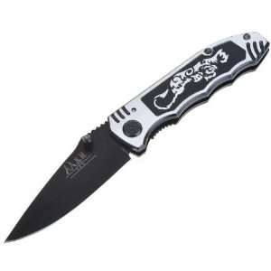   Steel Manual Release Folding Knife Clip 7.7cm: Office Products