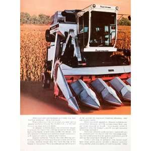 : 1976 Ad Allis Chalmers Combine Tractor Farming Milwaukee Wisconsin 