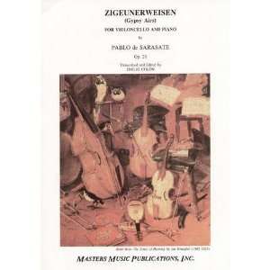 Sarasate, Pablo   Zigeunerweisen. For Cello and Piano. Edited by Colon 