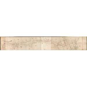  Civil War Map Field notes on Sharpsburg battle field / Jed 