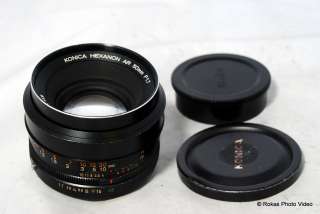 Konica AR 50mm f1.7 Hexanon lens for FS 1 manual focus  