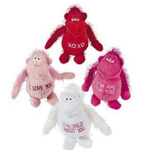    Plush Valentine Gorillas   Novelty Toys & Plush: Toys & Games