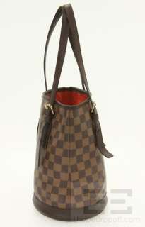 Louis Vuitton Damier Ebene Marais Bucket Bag With Pouch  