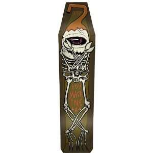 Toy Machine Skeleton Sect Coffin Shape Deck 8.12 Skateboard Decks