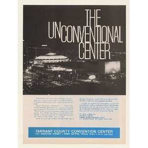   Convention Center Fort Worth TX Print Ad (49407)