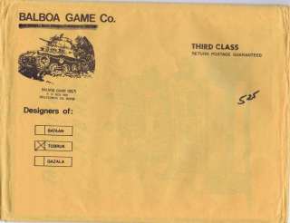 Balboa Game The Battle for Tobruk in original envelope  
