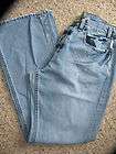 Mens OLD NAVY 36 x 34 Jeans Boot Cut Button Fly Distressed Whiskers Lt 