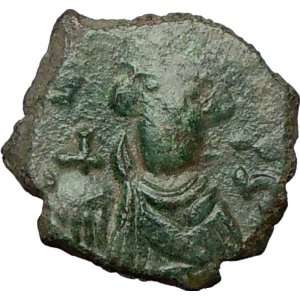  CONSTANS II 641AD Syracuse Sicily Authentic Rare Ancient 