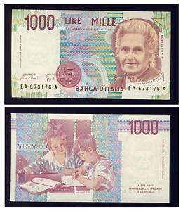 ITALY. 1000 LIRE 1990 UNC, RRR Banca d Italia, N673176  