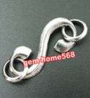15 Sets Tibetan Silver S Hook Clasps B630