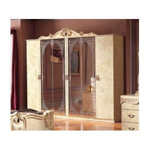   Six Door Wardrobe Barocco Ivory Bedroom Collections