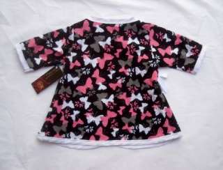 New Butterfly Dress size Newborn 5T **matching cover or pants**