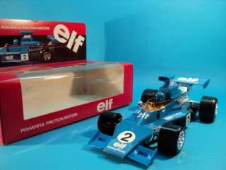 FORMULA 1 ELF TYRRELL FORD F1 CAR FRICTION BOXED 1970S  