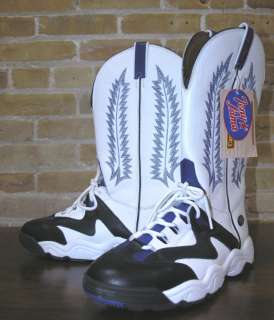 NWT Teny Lama by Tona Lama Tennis Shoes Cowboy Boots Blue White Black 