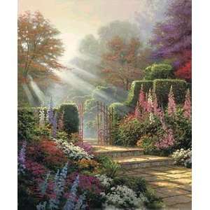 Thomas Kinkade   Garden of Grace SN Canvas
