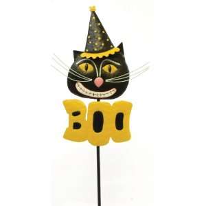  Toland 211324 Cat In a Hat Garden Stake: Patio, Lawn 