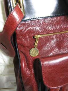 Balenciaga red and black padlock tote bag purse handbag  
