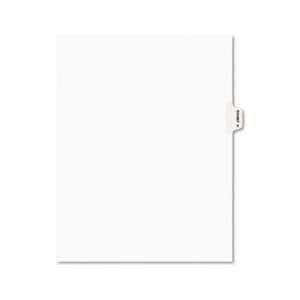  Side Tab Dividers, Exhibit N, Letter, White, 25/Pack Electronics