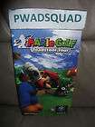 Mario Golf Toadstool Tour  Manual Only ( Gamecube) No Game