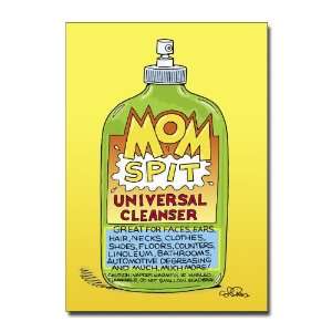   Mom Spit   Risque Cartoon Mothers Day Greeting Card: Office Products