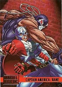 CAPTAIN AMERICA/BANE #69 1995 DC Vs Marvel card Kubert  