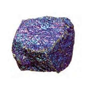  Peacock Ore Rock Chalcopyrite Acid Treated 1.5 2 Inch w 