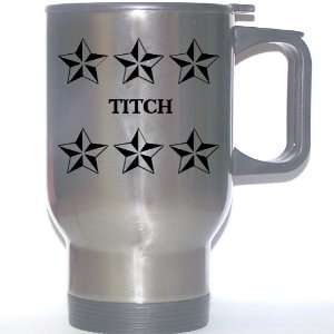  Personal Name Gift   TITCH Stainless Steel Mug (black 