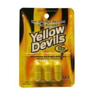  Yellow Devils 25mg 3 ct