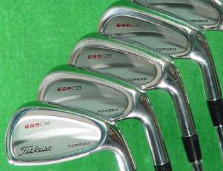 TOUR ISSUE Titleist 695 CB 695CB Forged Irons 2 PW Rifle 6.5 Steel 