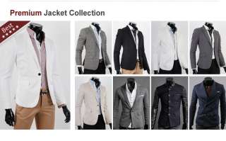 New Mens Casual Slim Blazer & Sport Coats Jacket B317  