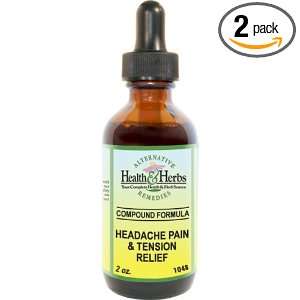 Alternative Health & Herbs Remedies Headache, Tension, Pain, 1 Ounce 