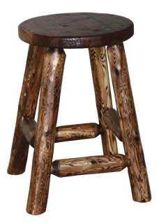 Rustic Backless Wooden Bar Stools Furniture Barstool 30  